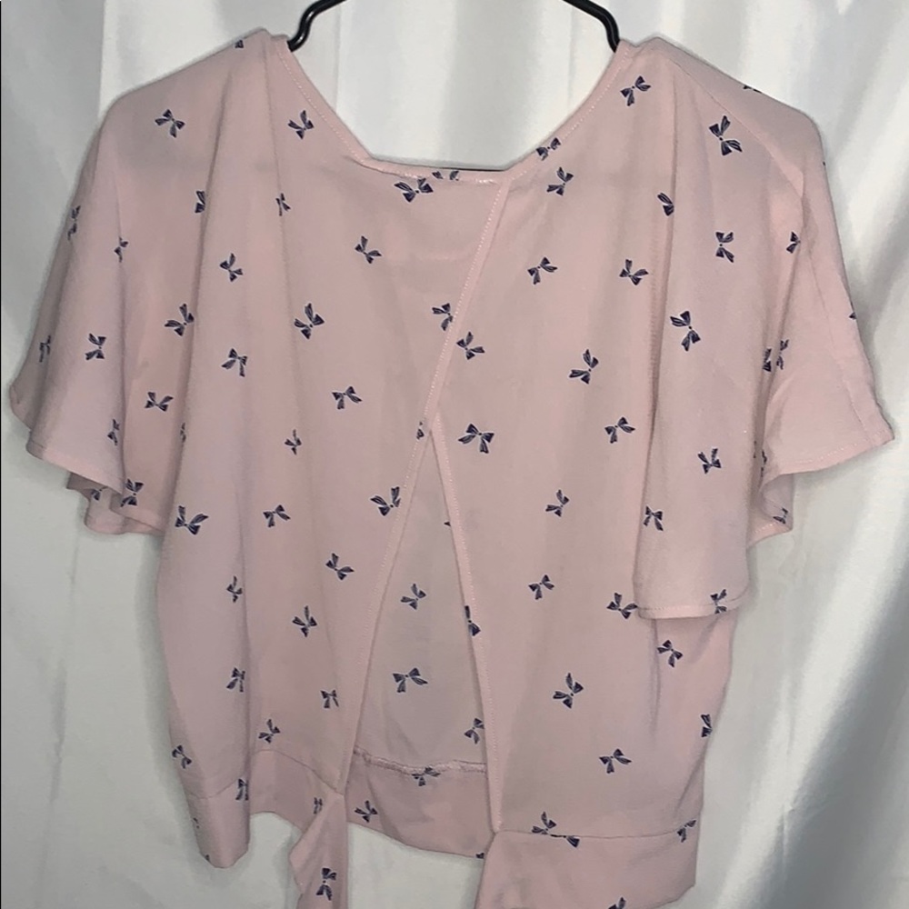 Pink Low Rise Shirt - Picture 2 of 2